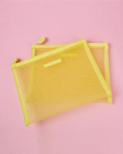 Load image into Gallery viewer, Yellow Mesh Zip